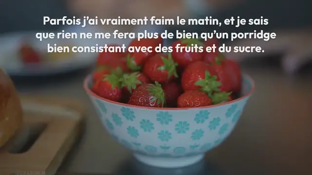 Video thumbnail for Porridge aux flocons de seigle et fraises