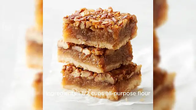 Video thumbnail for Pecan Pie Bars