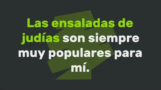 Video thumbnail for Ensalada de alubias tibia con piñones