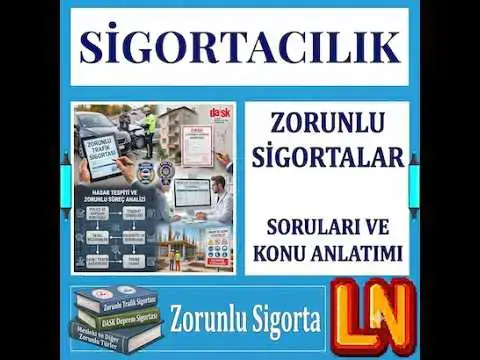 Video thumbnail for Sigortacılık - Zorunlu Sigortalar Soruları ve Konu Anlatımı
