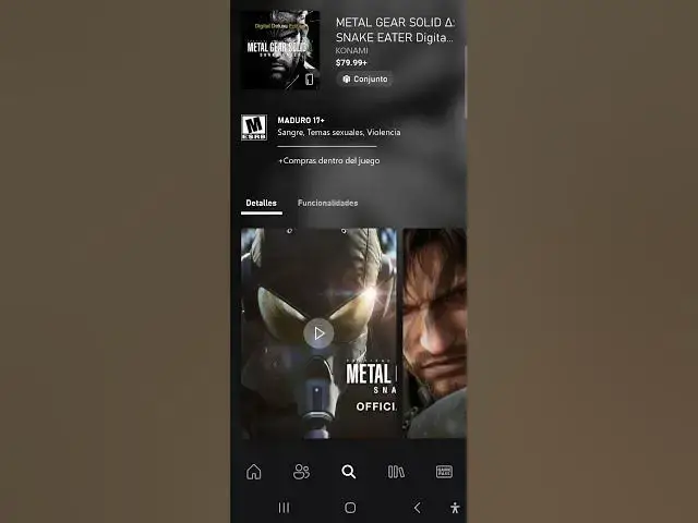 'Video thumbnail for METAL GEAR SOLID A: SNAKE EATER: Comparacion de Precios Entre Playstation 5 & XBOX series X'