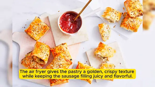 Video thumbnail for Air Fryer Sausage Rolls_ Flaky, Savory, and Delicious
