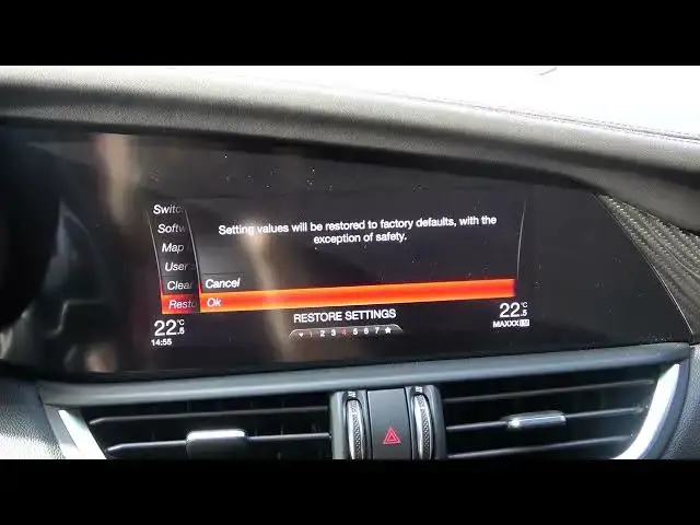 Video thumbnail for How to Perform System Hard Reset in Alfa Romeo Giulia - Reset System to Factory Defaults