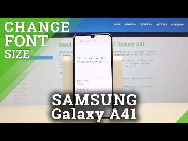 'Video thumbnail for How to Personalize Font Size in Samsung Galaxy A41 – Change Text Size'