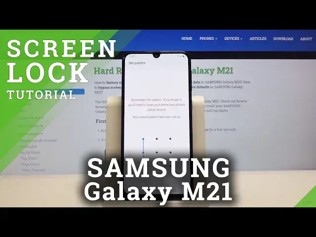 'Video thumbnail for How to Change Lock Method in SAMSUNG Galaxy M21 – Find Lock Screen Options'