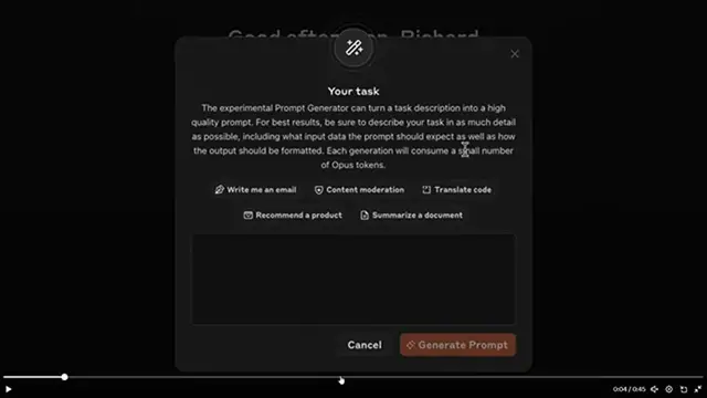 Video thumbnail for How To Use Claude 3 Prompt Engineer Anthropic Console AutoPrompter (Custom Prompt Engineer)