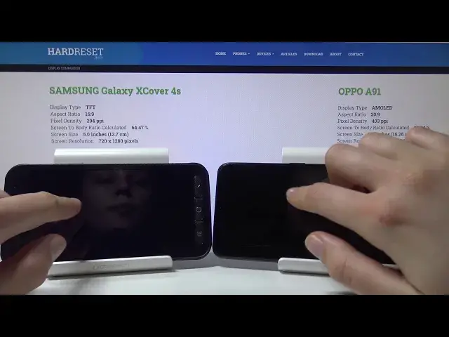 Video thumbnail for Display Comparison Between SAMSUNG Galaxy XCover 4s & OPPO A91 | Colors / Brightness / Contrast