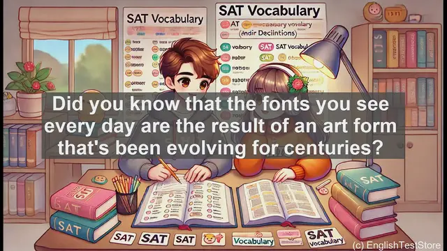 Video thumbnail for 5000 Must Know SAT Vocabulary - Typography: The Art of Arranging Text