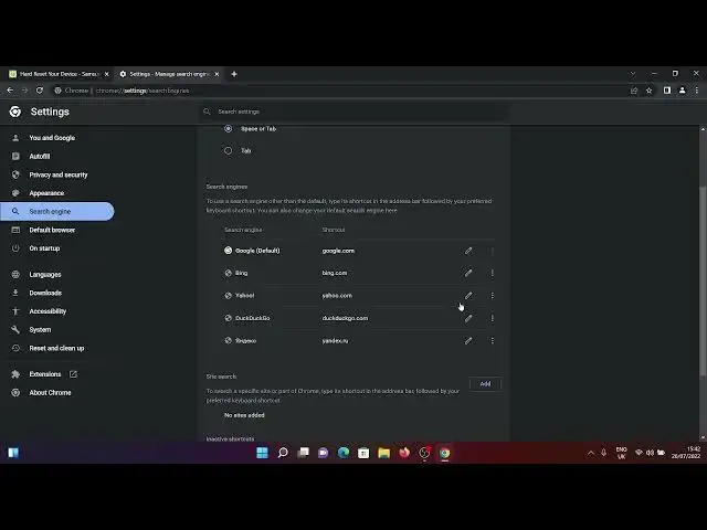Video thumbnail for Google Chrome - How To Delete Yahoo