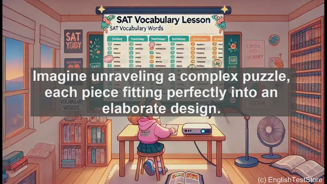 Video thumbnail for 5000 Must Know SAT Vocabulary - SAT Vocabulary: Understanding 'Intricacy'