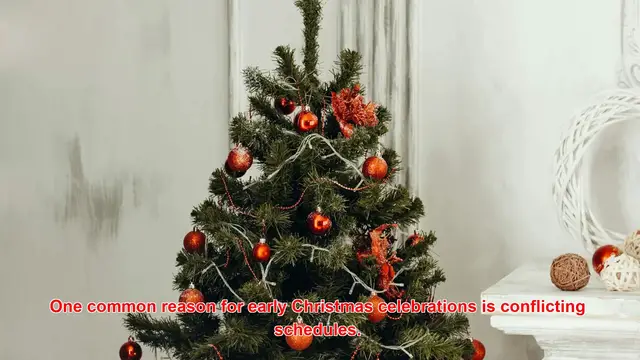 Video thumbnail for Why Do Some Families Choose To Celebrate Christmas Early?