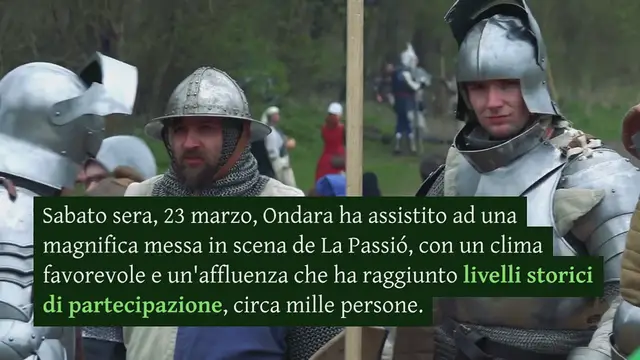 Video thumbnail for Il trentesimo anniversario de La Passió de Ondara in immagini: