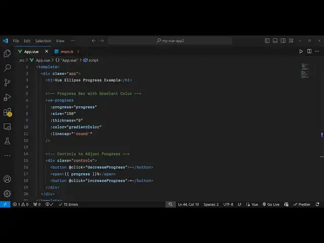Video thumbnail for Vue.js 3 vue-ellipse-progress Tutorial to Show Animated Circular Progressbars and Loaders in Browser