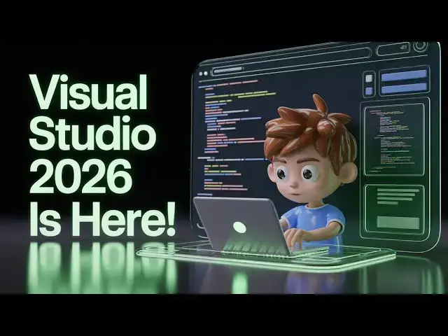 'Video thumbnail for Visual Studio 2026 is HERE!'
