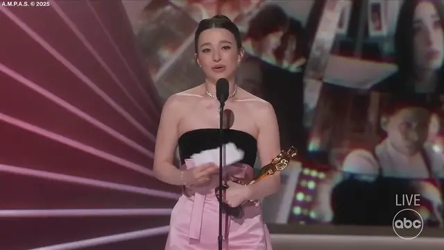 Video thumbnail for Oscars 2025 SHOCKER: Mikey Madison Wins Best Actress for 'Anora' in Emotional Speech