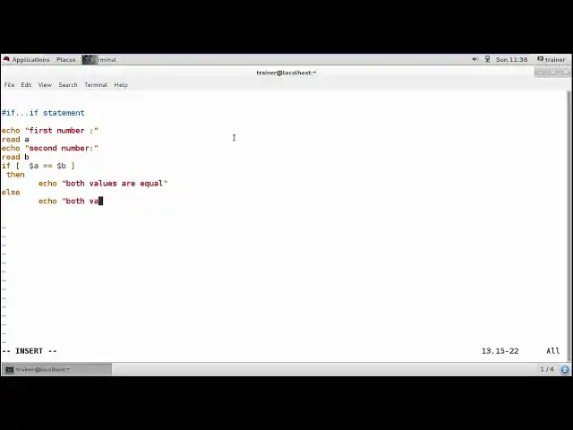 Video thumbnail for Linux - If else statement