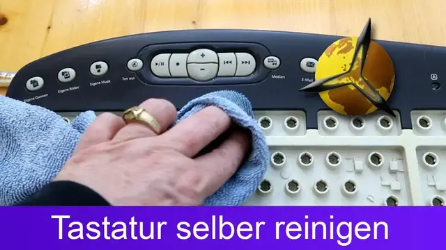 Video thumbnail for Notebook / PC Tastatur selber reinigen