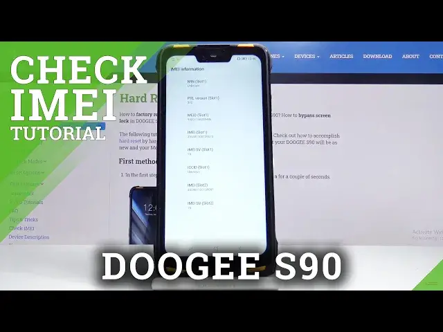 Video thumbnail for How to Check IMEI & Serial Number on in Doogee S90  –  Phone Information