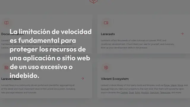 Video thumbnail for Cómo Añadir Limitación de Velocidad a una API en una Aplicación Laravel