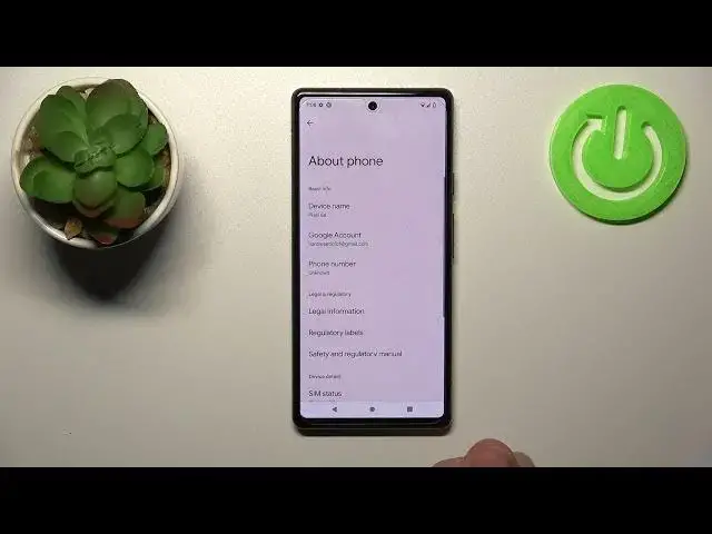 'Video thumbnail for How to Check Phone Model in Google Pixel 6a - Find model'
