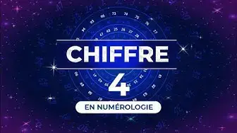 Video thumbnail for 4️⃣ CHIFFRE 4 EN NUMÉROLOGIE