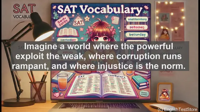 Video thumbnail for 5000 Must Know SAT Vocabulary - Iniquity: Understanding Gross Injustice and Moral Corruption