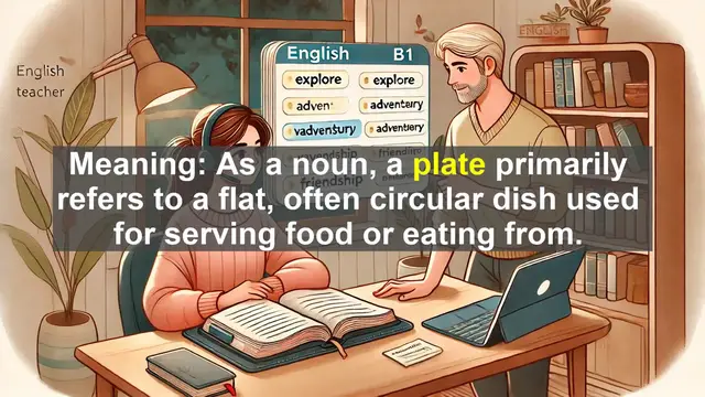 Video thumbnail for 2500 Must Know CEFR B1 Vocabulary - The Many Meanings of 'Plate': From Dining Tables to Tectonic Shifts