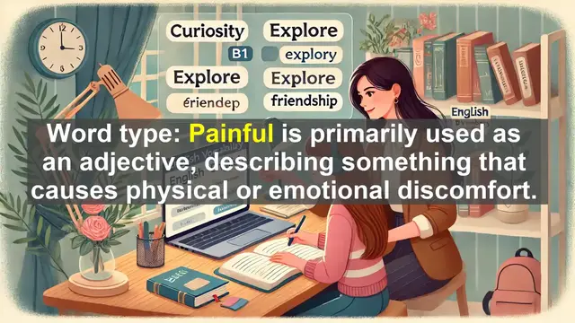 Video thumbnail for 2500 Must Know CEFR B1 Vocabulary - Understanding 'Painful': More Than Just Physical Discomfort