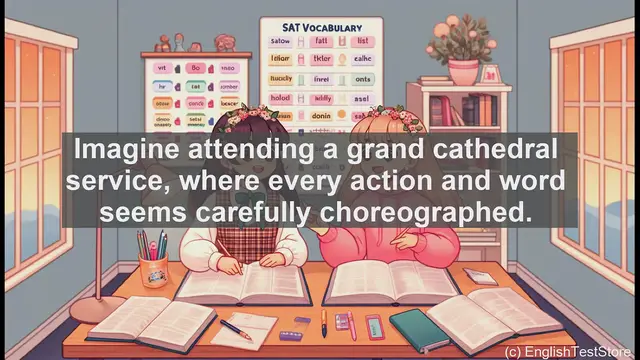 Video thumbnail for 5000 Must Know SAT Vocabulary - Liturgy: Understanding Formal Religious Rituals