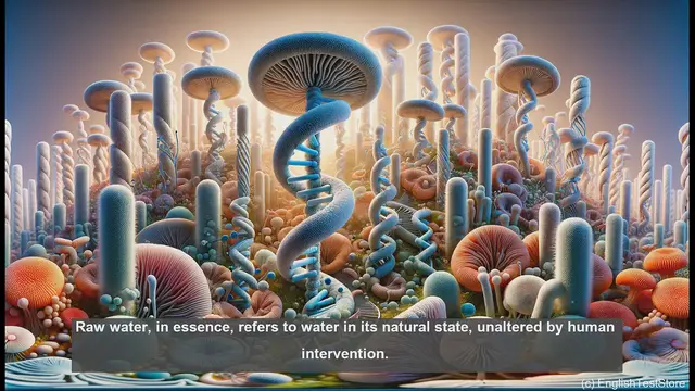 Video thumbnail for Raw water in biology