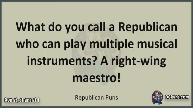 Video thumbnail for Republican - Jokes, Puns, Wordplays, and Laughter