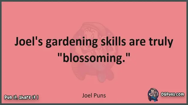 Video thumbnail for Joel - Jokes, Puns, Wordplays, and Laughter