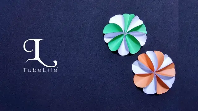 Video thumbnail for DIY Origami Paper Flower Making | How to make Paper Flower Easy | Tubelife