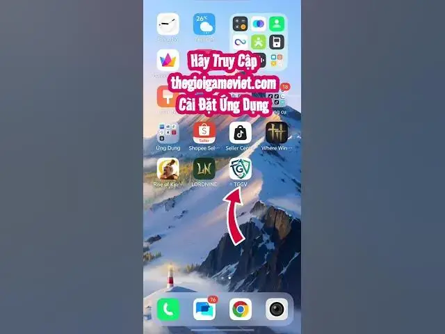 Video thumbnail for Ứng dụng Của Thế Giới Game Việt trên điện thoại, giúp tra cứu thông tin nhanh chóng và tiện lợi.