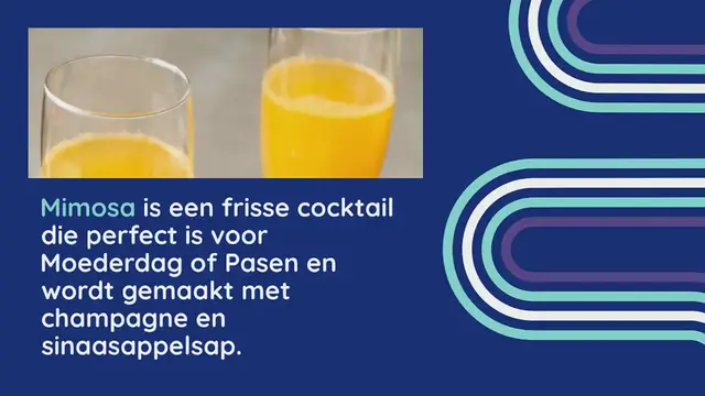 Video thumbnail for Mimosa cocktail