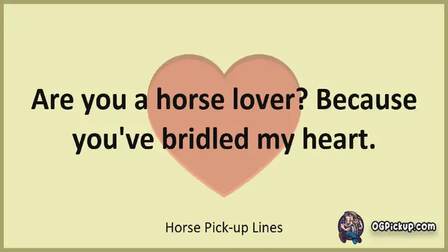 Video thumbnail for Horse - Pickup-Lines & Rizz for Him & for Her