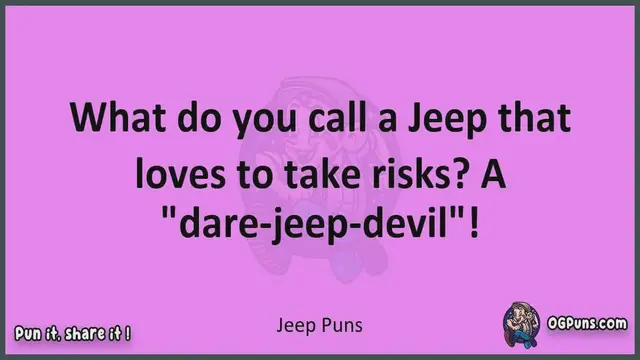 Video thumbnail for Jeep - Jokes, Puns, Wordplays, and Laughter