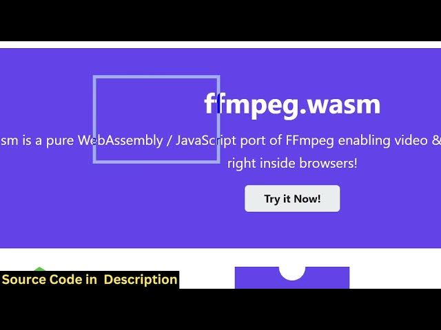 Video thumbnail for Build a Next.js FFMPEG WASM Video Timeline Editor to Split & Trim Videos in Browser Using TS