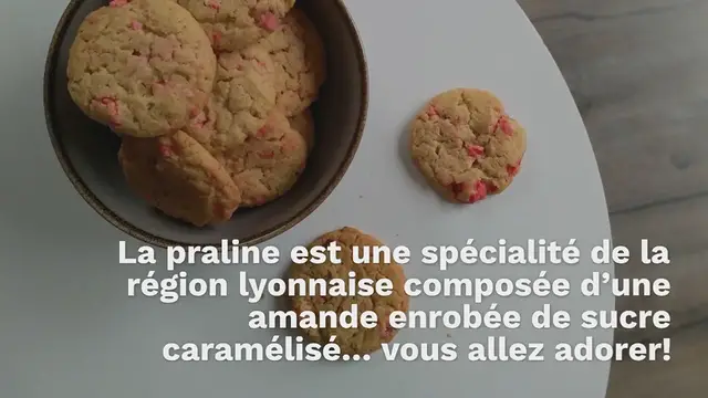 Video thumbnail for Cookies aux pralines roses