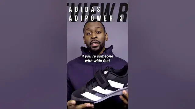 Video thumbnail for Are Adipower 3 Good for Wide Feet? #shorts #weightlifting  #sportswear #adidas