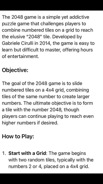 Video thumbnail for What is 2048 Game and How to Play It