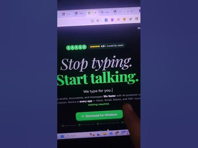 Video thumbnail for STOP TYPING Forever This TalkToText AI Turns Your Voice into Text Everywhere #shorts