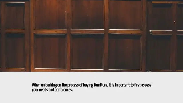 Video thumbnail for How To Buy Furniture