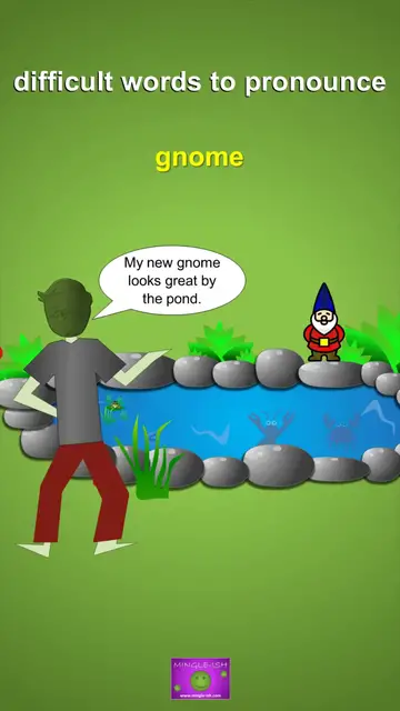 'Video thumbnail for Gnome: Difficult words to pronounce'