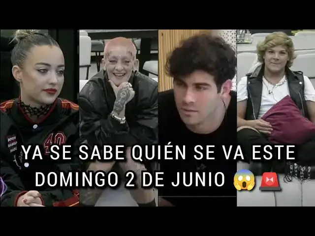 'Video thumbnail for La encuesta que siempre acierta los eliminados, adelanta quién se va este domingo de Gran Hermano'