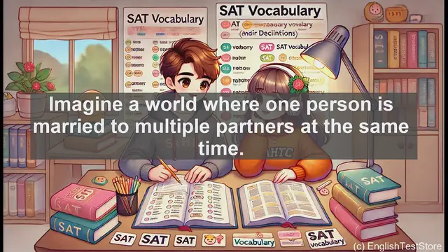 Video thumbnail for 5000 Must Know SAT Vocabulary - Polygamy: The SAT Vocabulary Word Explained