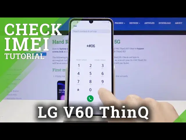 Video thumbnail for How to Locate IMEI in LG V60 ThinQ 5G – IMEI & SN
