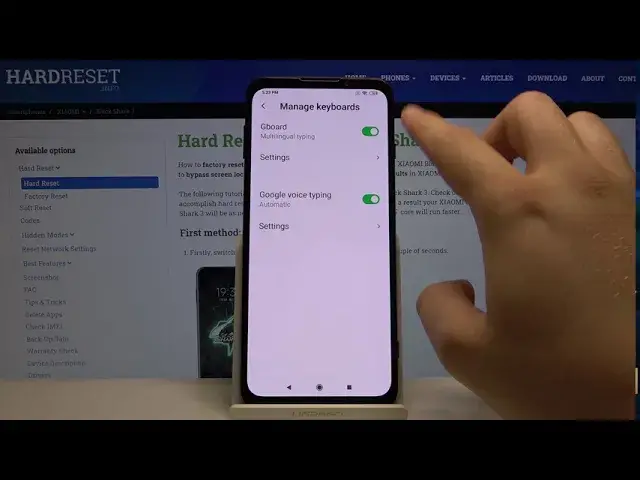Video thumbnail for How to Enter Auto Correction Options in XIAOMI Black Shark 3 – Find Typing Settings