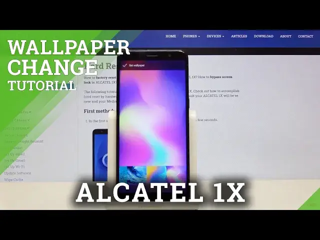 Video thumbnail for How to Set Up Screen Wallpaper on ALCATEL 1X - Display Look