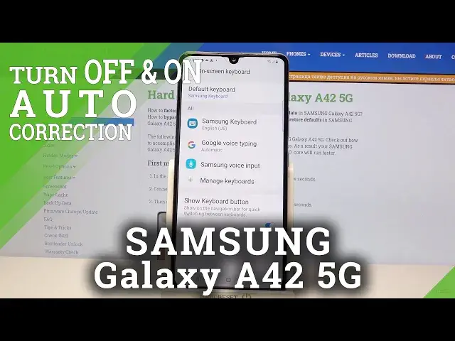 'Video thumbnail for How to Use Auto Correction in SAMSUNG Galaxy A42 5G – Turn Off Auto Correction'